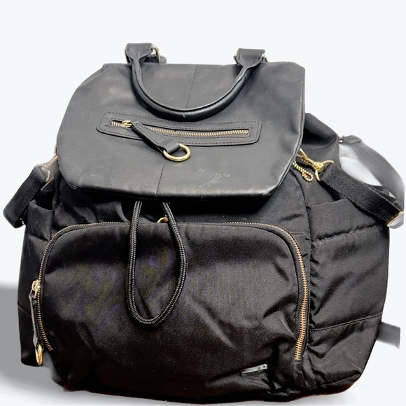 Skip Hop Diaper Bag Black Chelsea Downtown Chic - Picture 1 of 10